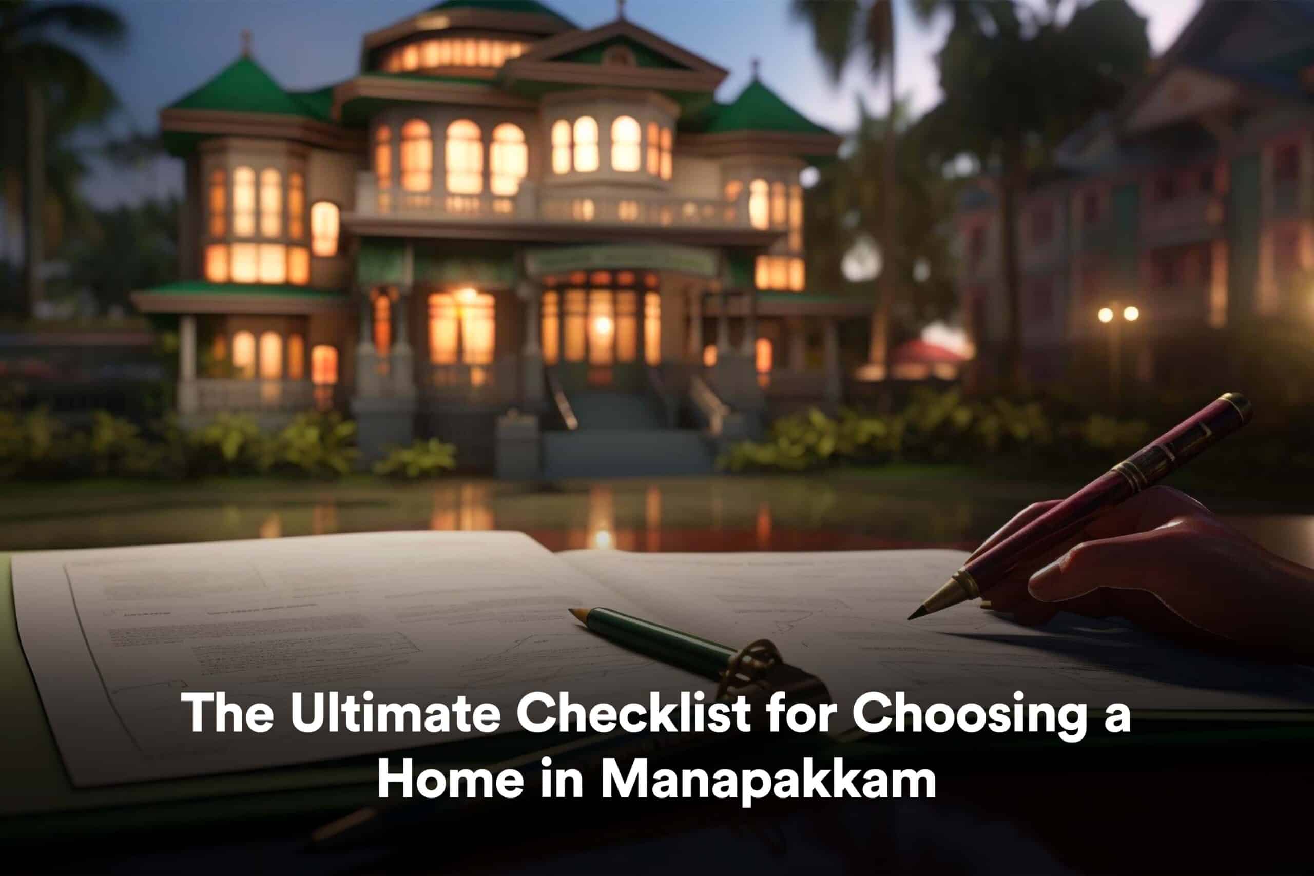 The Ultimate Checklist for Choosing a Home in Manapakkam_