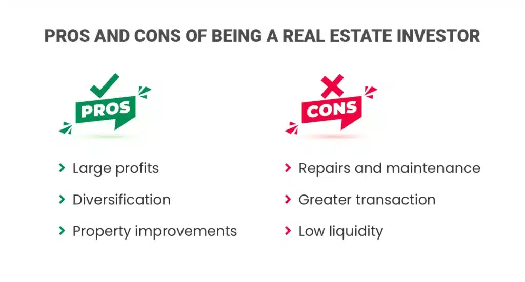 Pros and Cons of Being a Real Estate Investor