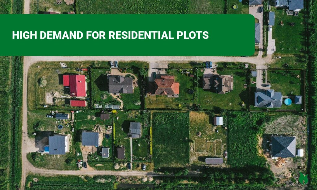 High Demand for Residential Plots