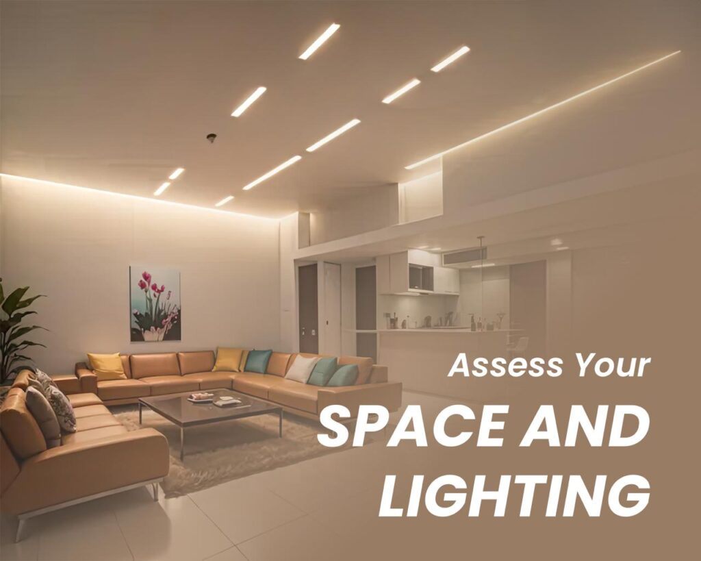 Assess Your Space and Lighting - Choosing the Right Color Palette for Your Dream Home