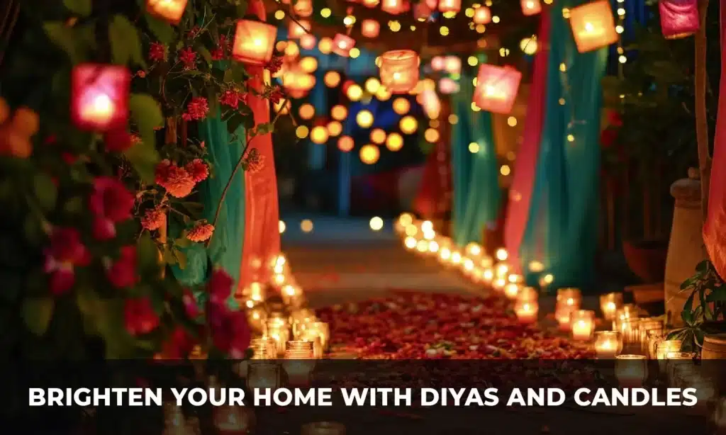 Brighten Your Home With Diyas and Candles