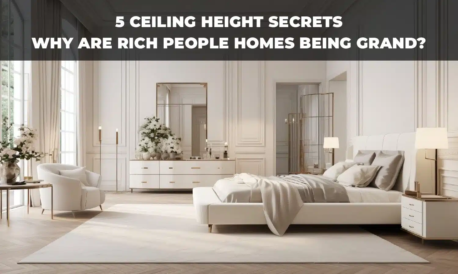 5 Ceiling Height Secrets - Why Are Rich People Homes Being Grand?